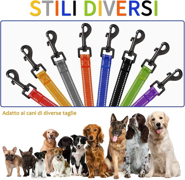 Detalle de COMSLE guinzaglio da addestramento con lunghina e gancio girevole (2 cm, lunghezze 3/5/10/15/20 m)