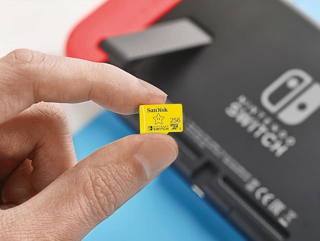 Thumbnail 1 de SanDisk Super Mario Superstar 256 GB microSD para Switch 📷