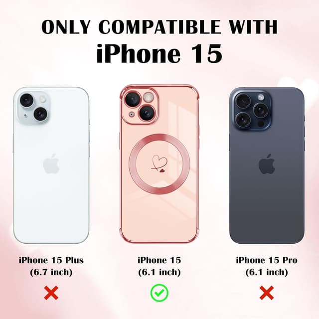 Detalle de Generic iPhone 15 magnetic case