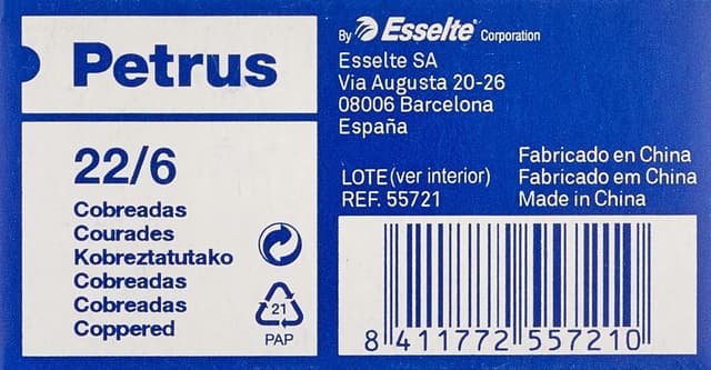 Thumbnail 1 de PETRUS 22/6 agrafes 6 mm