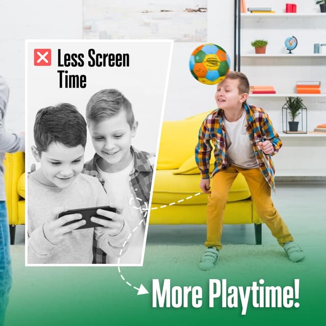 Thumbnail 3 de SAGA SPORTS SoftWhiz Safe Indoor Football Size 4