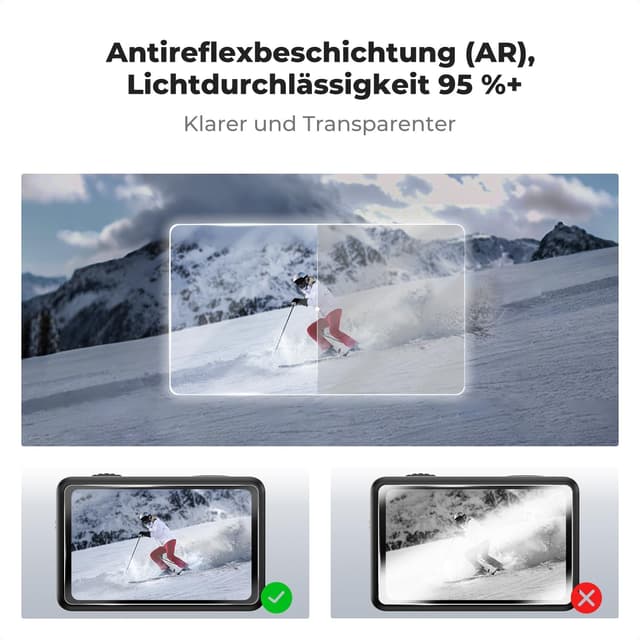 Detalle 2 de K&F Concept AR Displayschutzfolie Osmo Action 6