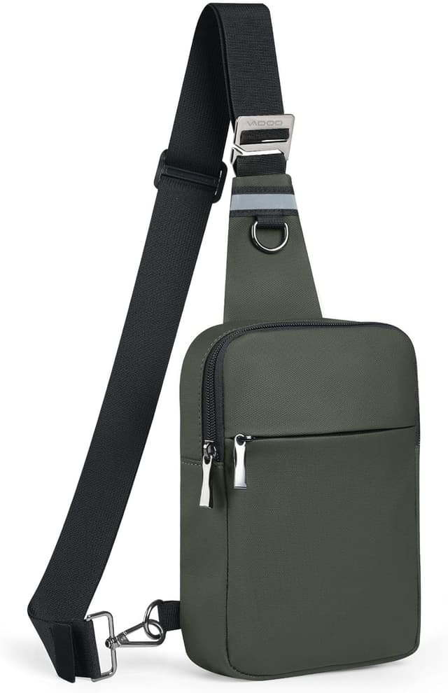 Detalle de Tibroni Sling Bag sac à bandoulière homme/femme avec blocage RFID