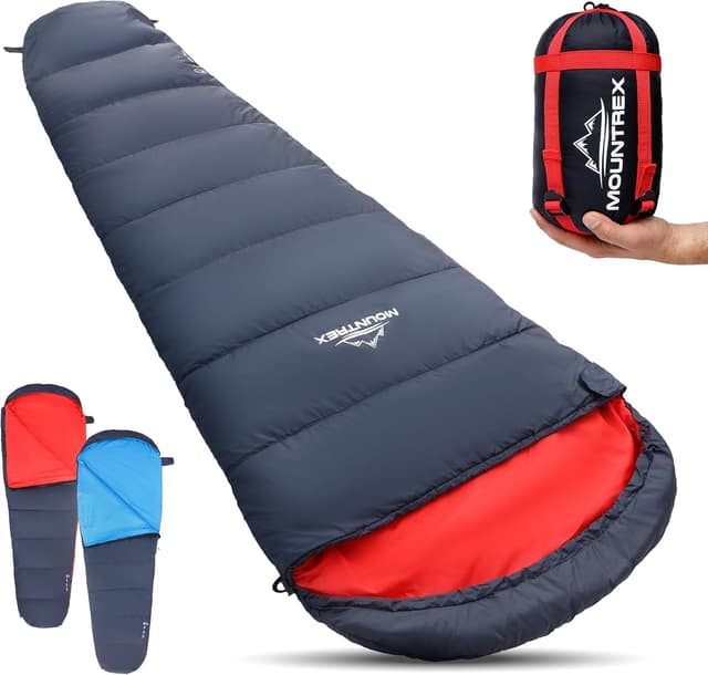 Detalle de MOUNTREX Schlafsack Mumienschlafsack 760 g