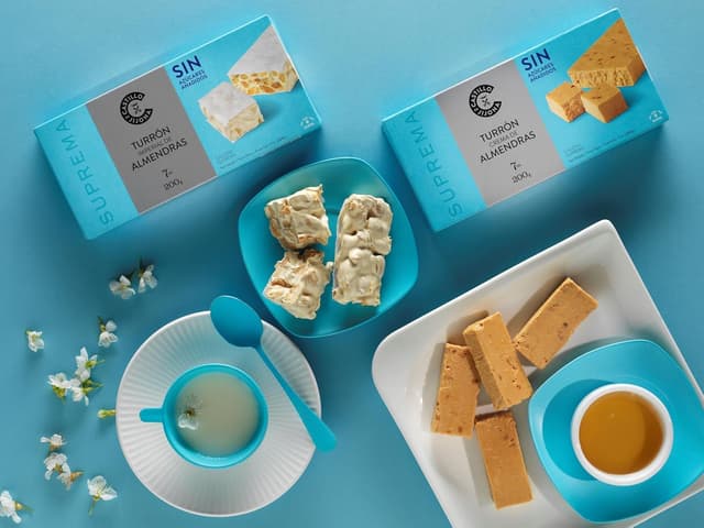 Detalle de Nougat crème d’amandes sans sucre 200 g (IGP) « Castillo de Jijona »