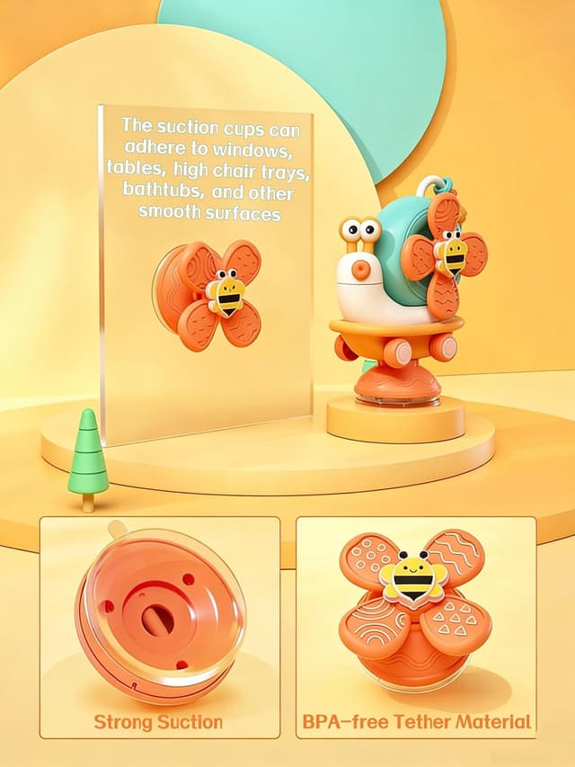 Thumbnail 6 de VORENUS Gioco Seggiolone Ventosa 6 mesi