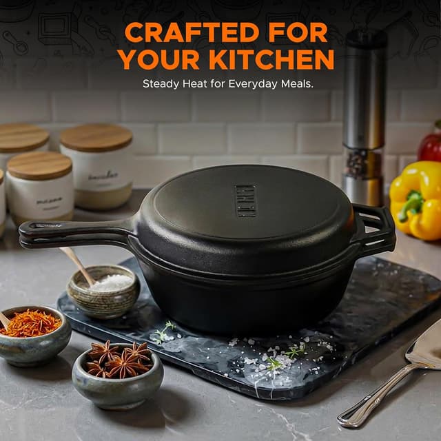 Detalle 2 de KICHLY Voorgezouten Olanda Oven Vuurpot 3,2L