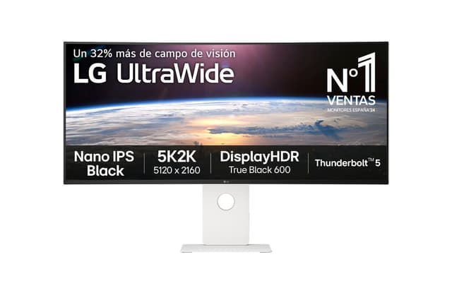 Detalle de LG 40U990A-W Outlet Monitor UltraWide 40" Curvo