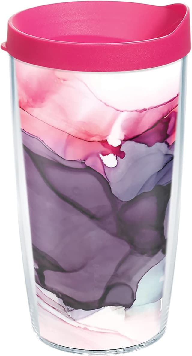 Detalle de Tervis Inkreel Fluid Pink Double-Walled Insulated Tumbler Travel Cup (16oz)