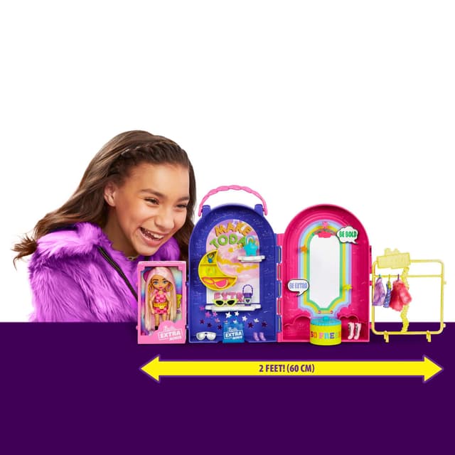 Thumbnail 1 de Barbie Tienda de juguete Extra Minis Boutique con muñeca y accesorios