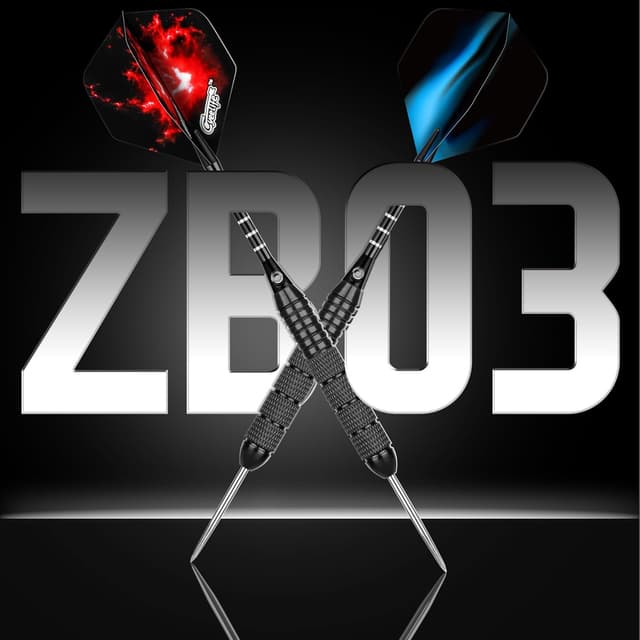 Detalle de CyeeLife 12 Pack Steel Tip Darts (22 g) with Aluminium Shafts, PET Flights & Sharpener