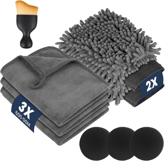 Detalle de Flintronic Kit pulizia auto 9 pezzi