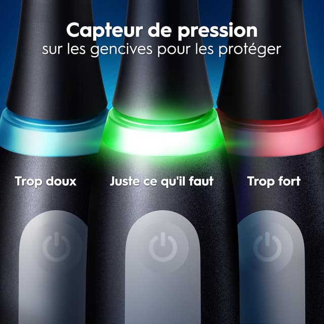 Detalle 2 de Oral‑B iO3 Brosse électrique noire, 3 modes
