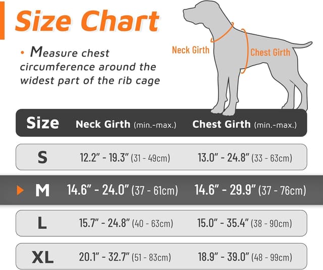 Thumbnail 1 de Eagloo Harnais Chien Anti Traction M Orange