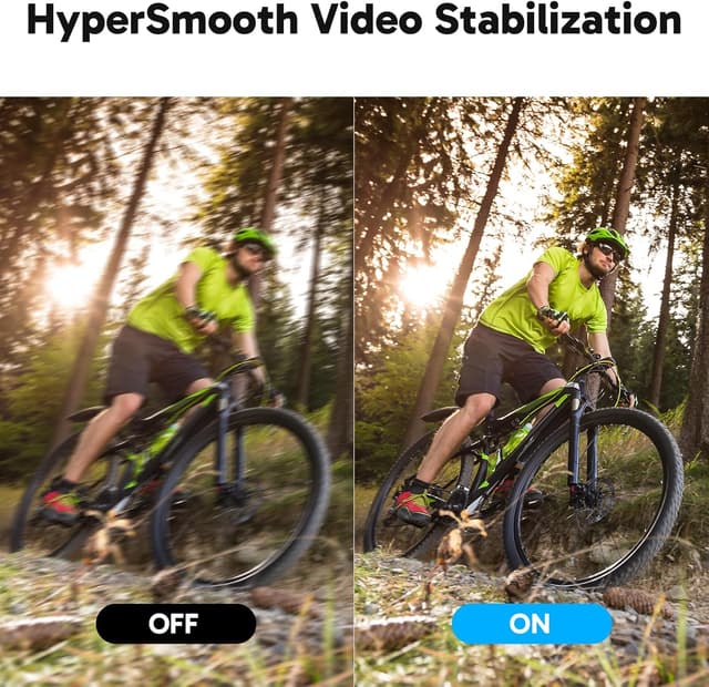 Detalle de AKASO V50 Elite Caméra Sport 4K 60fps 20MP WiFi, écran tactile, télécommande et commande vocale