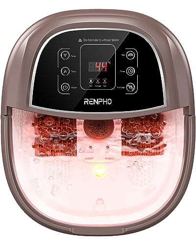 Imagen de Renpho bain de pieds hydromasseur avec chauffage, massage automatique ⚙ en OfertitasTOP