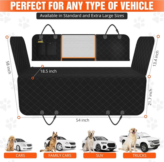 Thumbnail 1 de Dog Car Seat Covers 600D Waterproof
