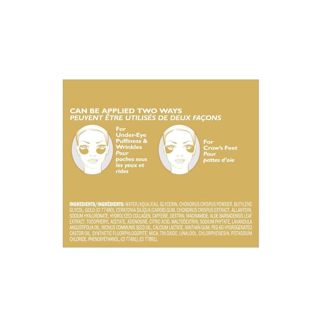 Detalle de Peter Thomas Roth 24K Gold Hydra-Gel Eye Patches – Luxus-Augenpads gegen Falten, Augenringe & Schwellungen (für 30 Anwendungen)