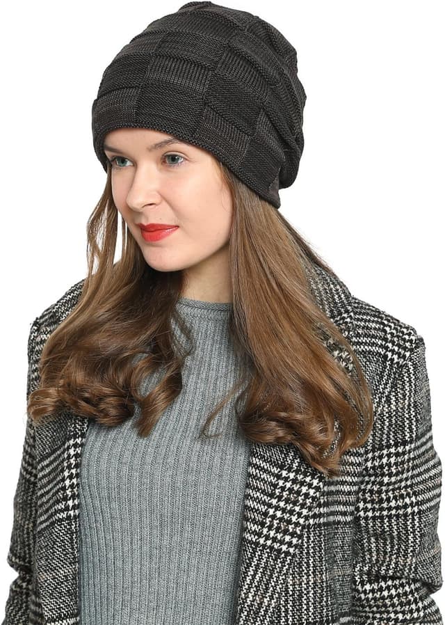 Detalle 2 de Bonnet DonDon hiver slouch en laine