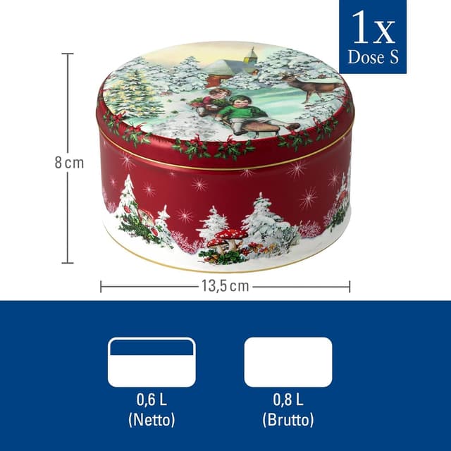 Thumbnail 2 de Villeroy & Boch Winter Collage boîtes biscuits