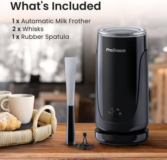 Thumbnail 6 de Pro Breeze Electric 4-in-1 Automatic Milk Frother (240ml) – Hot & Cold Foam Maker for Latte, Cappuccino & More
