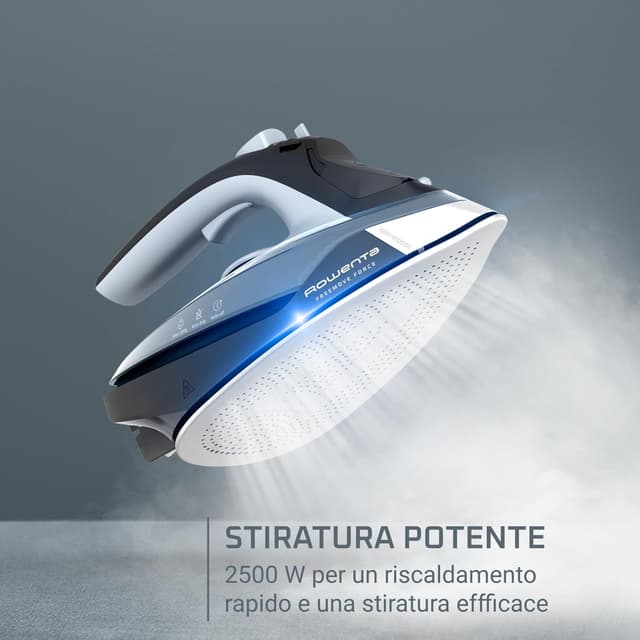 Detalle de Rowenta Freemove Force DE6720D1 – ferro da stiro a vapore senza filo con riscaldamento rapido e vapore 35 g/min