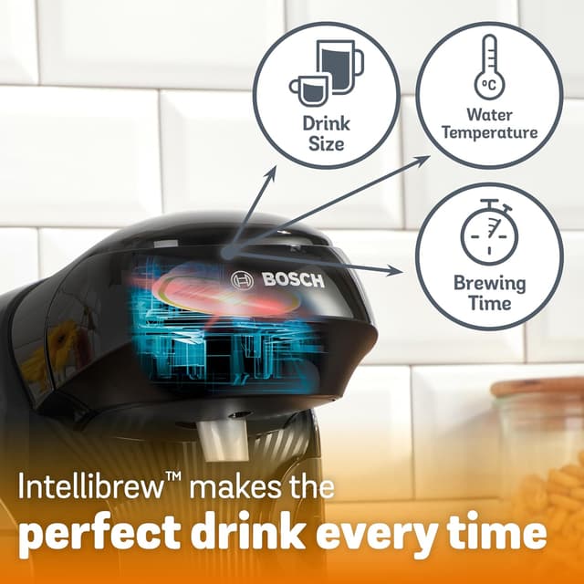 Thumbnail 6 de Tassimo by Bosch Style Friendly Pod Coffee Machine Bundle (TAS112EGBC) with 40 Kenco Drinks – Black