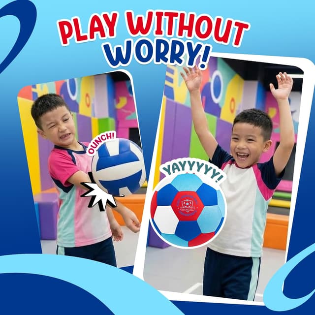 Detalle de SAGA SPORTS SoftWhiz Safe Indoor Football Size 4