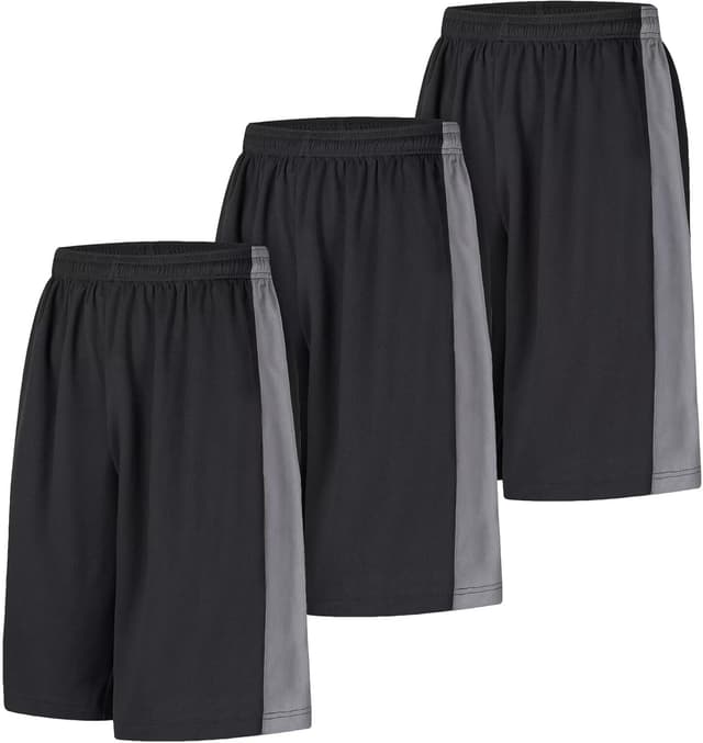 Detalle de LukBerd Long Athletic Shorts for Men (Quick-Dry, Camo) with Pockets