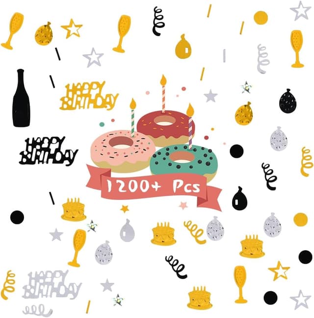 Thumbnail 2 de OSDUE Confettis Deco 30 g pour anniversaire 🎉