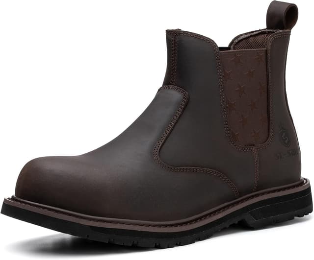 Detalle de SL-Saint Stivali da lavoro Chelsea con punta in acciaio/composito (taglia 46 EU) con costruzione isolata