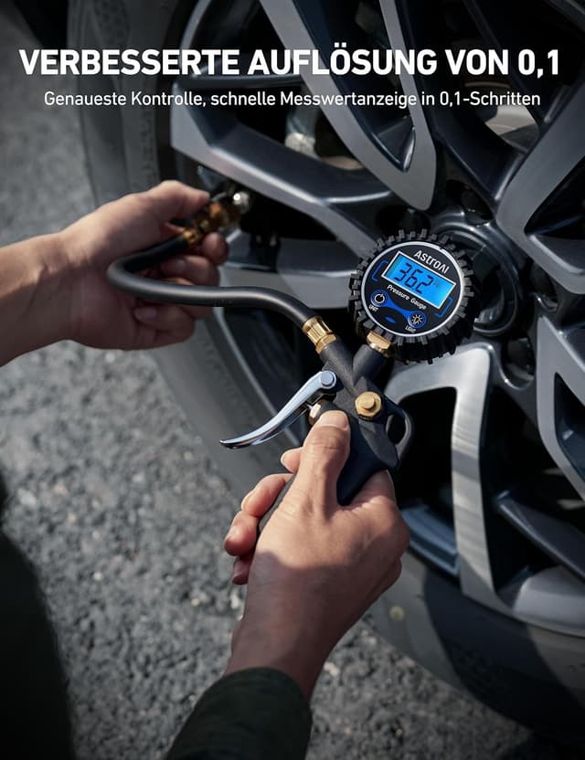 Thumbnail 3 de AstroAI Digitaler Reifenfüller 250 PSI