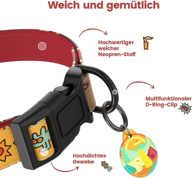 Detalle de Sonnenaufgangs Stil Hundeleine Set S 1,5 m