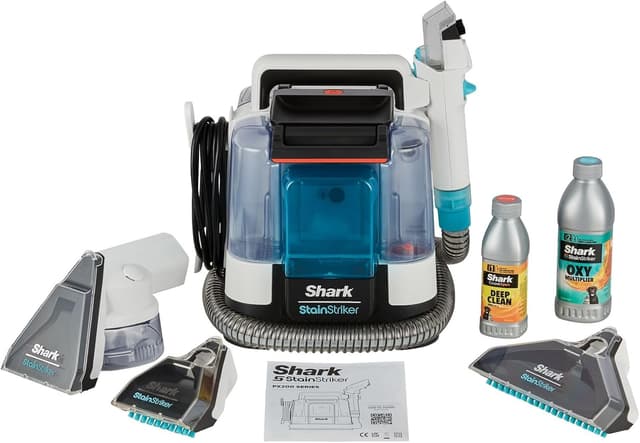 Detalle de Shark StainStriker Fleckenreiniger PX200EUT mit 5 Aufsätzen gegen Flecken, Gerüche und Schmutz