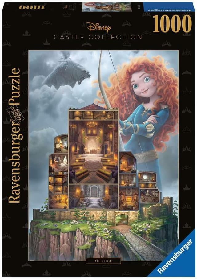 Detalle de Ravensburger Puzzle 17335 « Merida » 1000 pièces Disney Castle Collection (dès 14 ans)