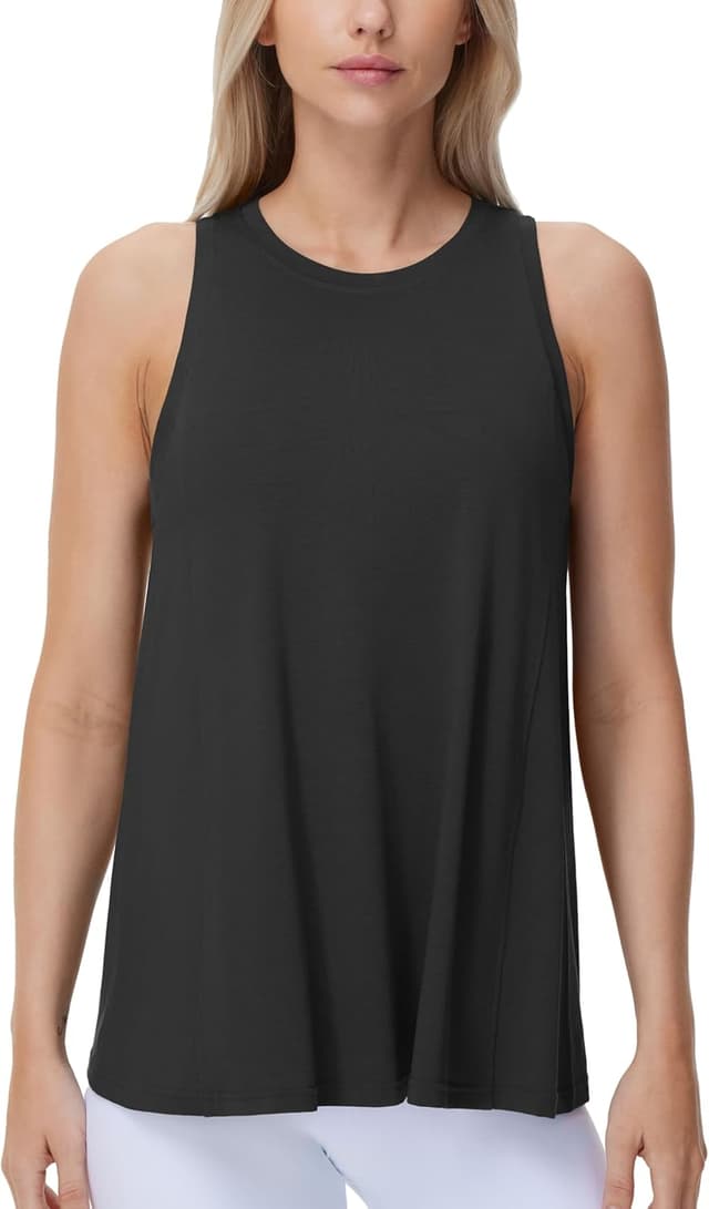 Detalle de THE GYM PEOPLE Débardeur de course à pied sans manches pour femme