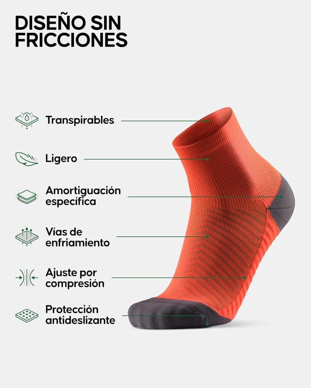 Thumbnail 2 de DANISH ENDURANCE Calcetines Pádel Antideslizantes 2 pares