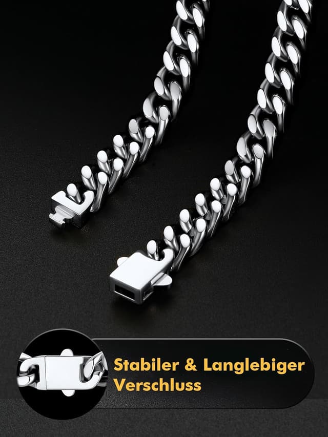 Detalle 2 de HAYOUWAY Armband Herren mit Buchstaben Edelstahl