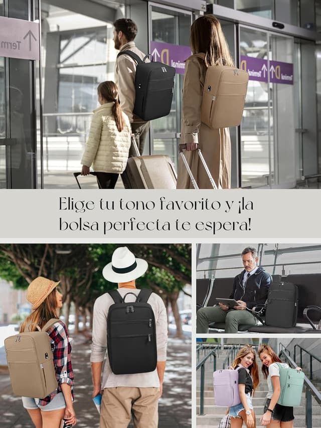 Thumbnail 7 de RuoSien Mochila Cabina con USB y Bolsillo Antirrobo ✈