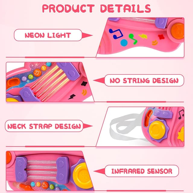 Thumbnail 3 de Shayson Kids Guitar Toy 3-in-1