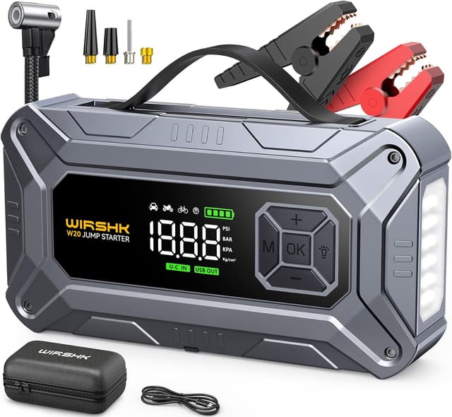 Imagen de WIRSHK Jump Starter Power Pack 8000A en OfertitasTOP