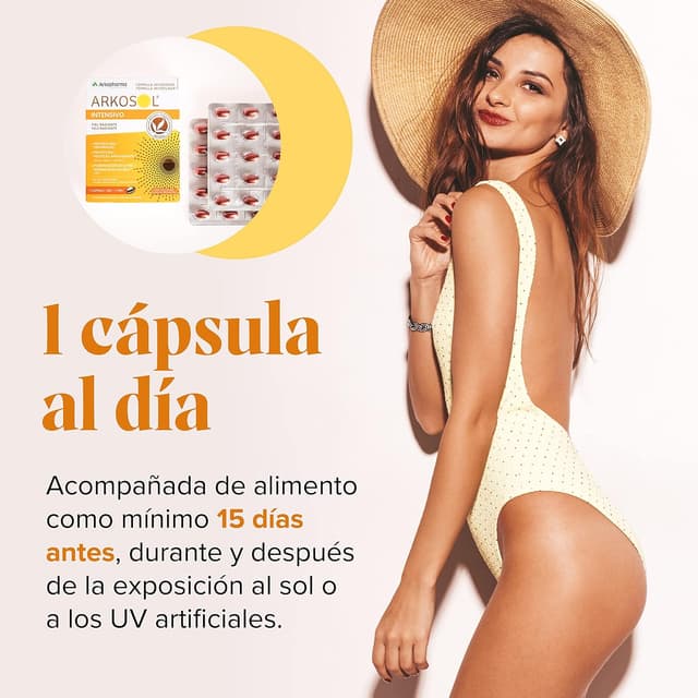 Thumbnail 6 de Arkopharma Arkosol Intensivo 60 Cápsulas ☀️ Bronceado desde adentro