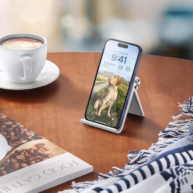 Detalle de UGREEN Support Téléphone Bureau Réglable 9,5 cm