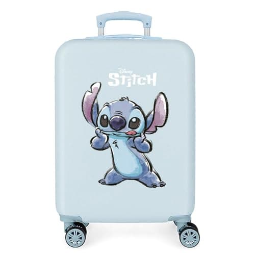 Detalle de Disney Stitch Naughty Make a Face Maleta 34L Azul 38x55x20 cm