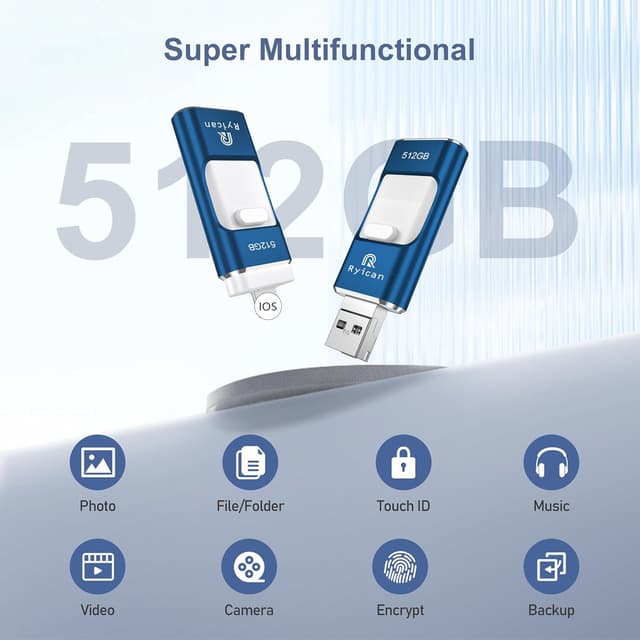 Detalle de Ryican Chiavetta USB 512GB per Phone