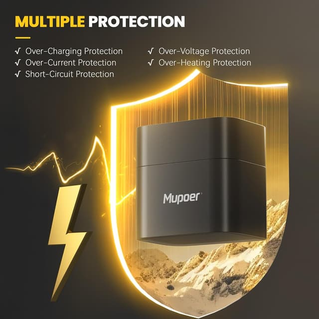 Thumbnail 6 de Rechargeable AA 3600mWh Lithium Batteries with Charger (8-Pack) – 1.5V rechargeable cells for Blink Outdoor & high-power devices