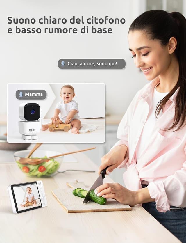 Thumbnail 6 de GHB Baby Monitor 5" 5000mAh