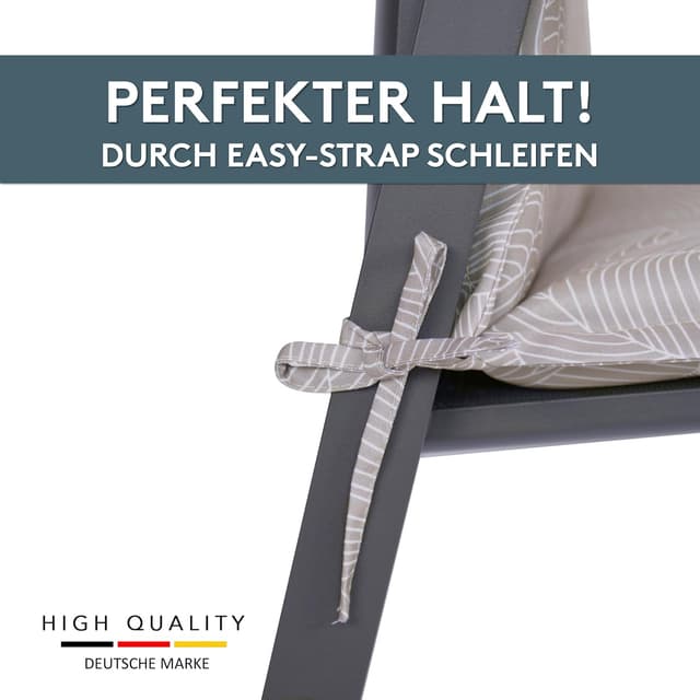 Thumbnail 3 de LILENO HOME Cojín para tumbona de jardín 🌿 188x60cm gris