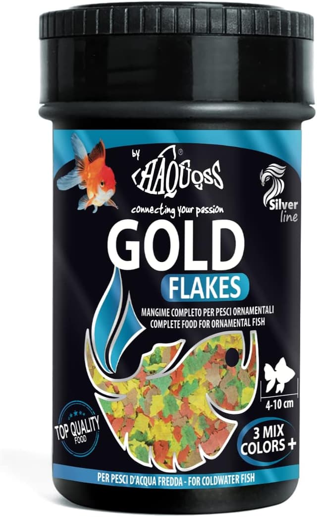 Imagen de Haquoss Goldflake Futter 100 ml für Goldfische en OfertitasTOP