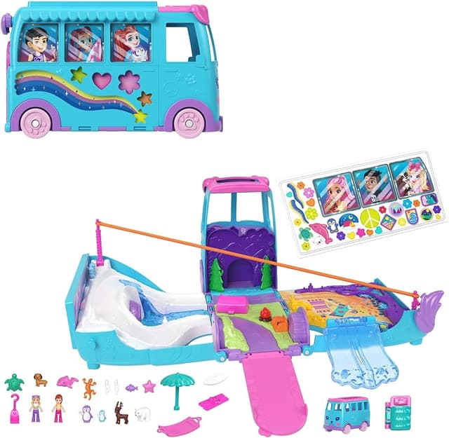 Thumbnail 6 de Polly Pocket JKB89 Casa de helado grande con 25 accesorios